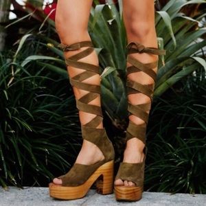 Free People Touch the Sky heels